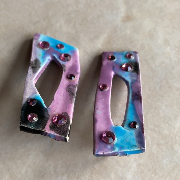 Vintage Artisan Crafted Statement Earrings - Picture 3 of 14